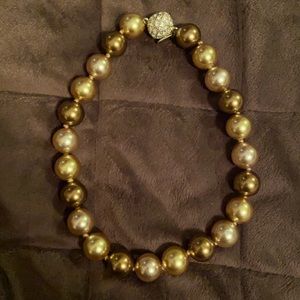 Kissaka vintage costume jewelry necklace - pearl